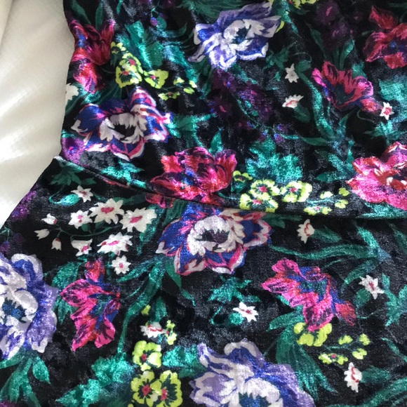 Art Class Girls Square Neck Velvet Dress NWOT - Picture 4 of 6